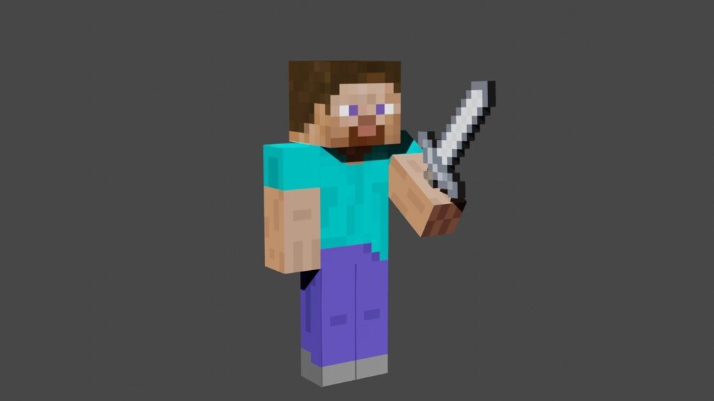 Minecraft steve low-poly - Download Free Blender Models