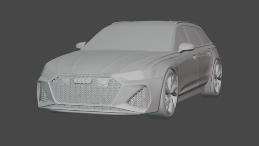 audi rs 6 3d model