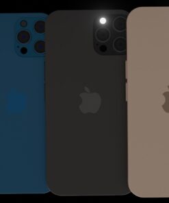 iphone 12 3d model low poly
