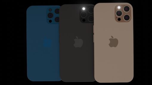 iphone 12 3d model low poly