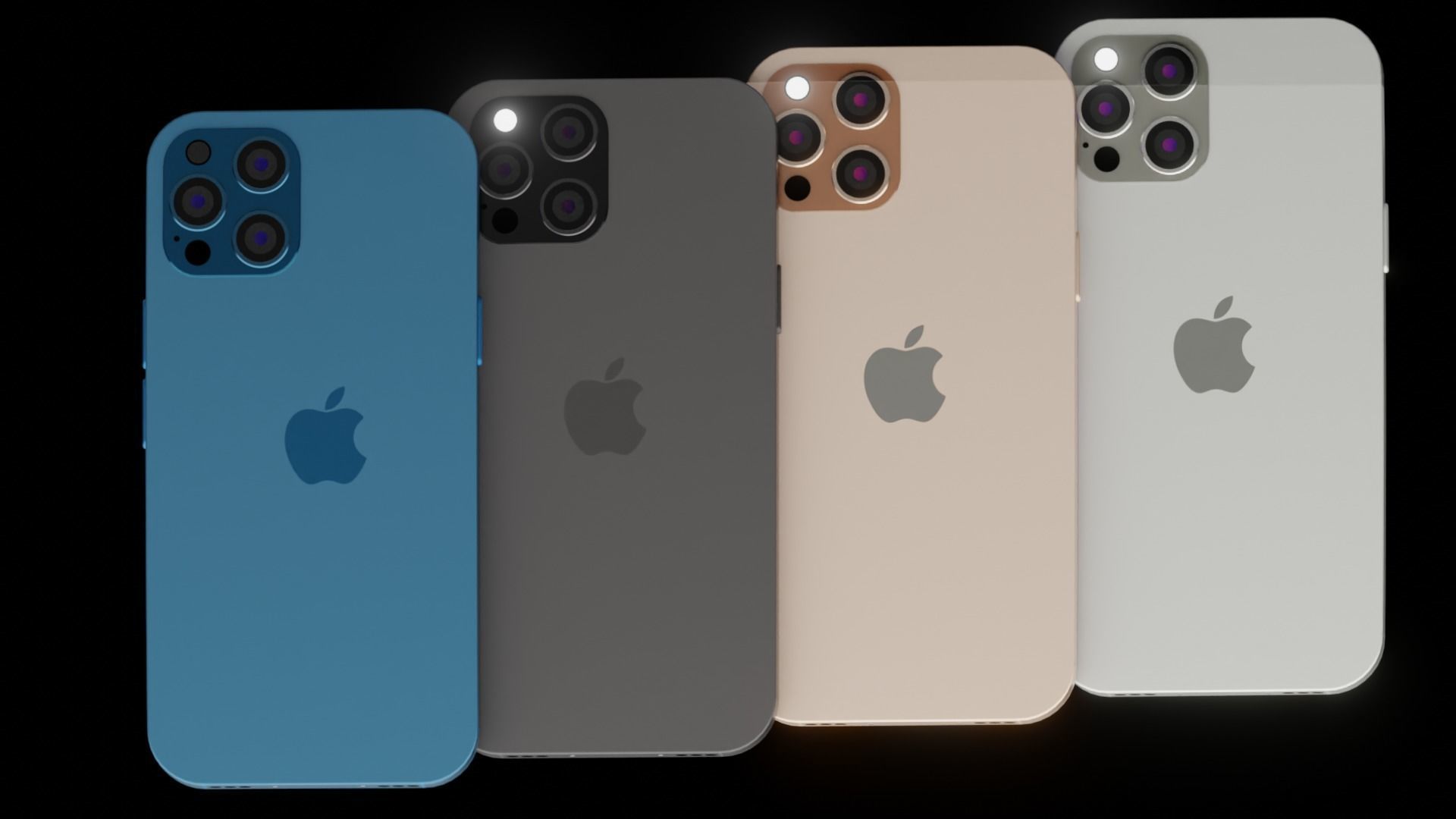 IPhone 12 Pro All Colors – Download Free 3D Models