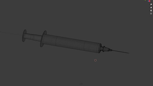 syringe 3d model fbx