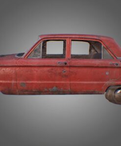 car wreck pbr game asset download