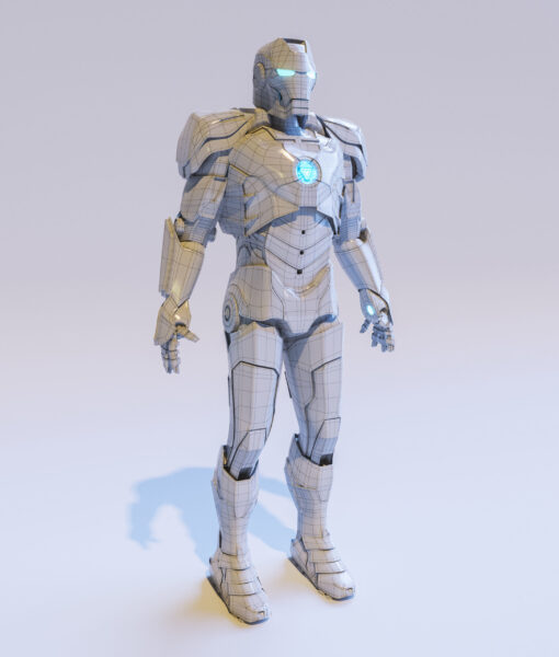 iron man 3d model Download