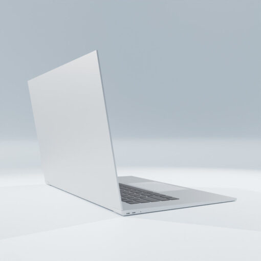laptop 16 inch 3d model blender