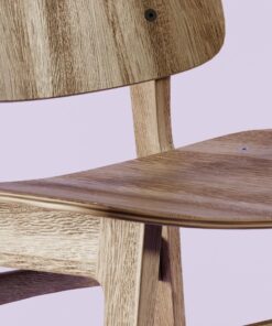 soborg 3050 wood chair 3d model obj fbx blender