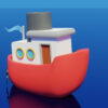 Cartoon Ship 3D Model Blender