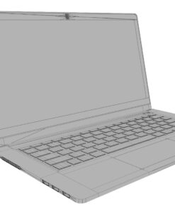 Dell Laptop Free low-poly FBX
