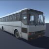 Mercedes Benz Coach Bus Blender 3D Model