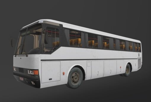 Mercedes Benz Coach Bus Blender Free to Download