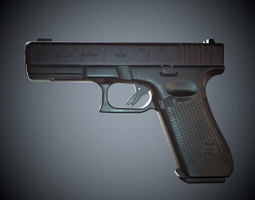 Pistol Glock 17 gen5 Free Blender Download