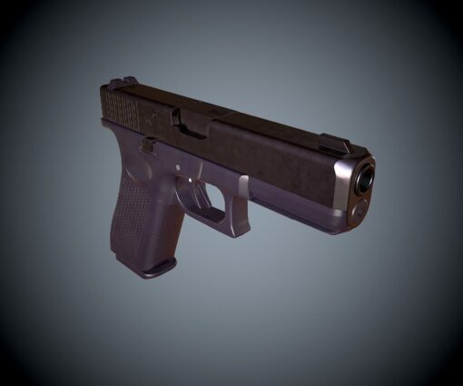 Pistol Glock Free low-poly Download