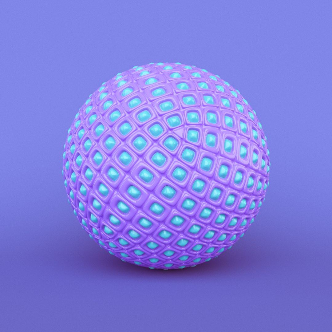 3D Model Abstract Ball - Download Free Blender Models