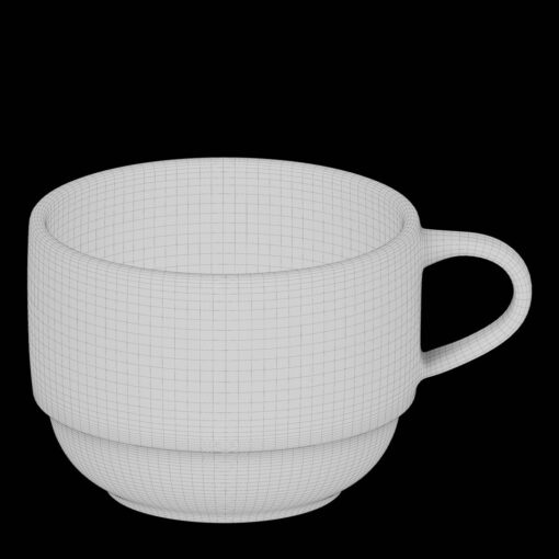 Cappuccino Cup STL FBX