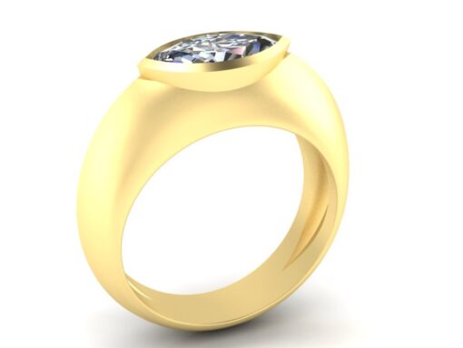 Diamond Ring 3D Printing STL