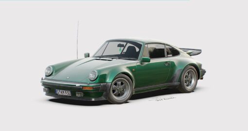 1975 Porsche 911 (930) Turbo Blender Free Download