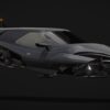 Cyberpunk Hovercar Blender Free Download