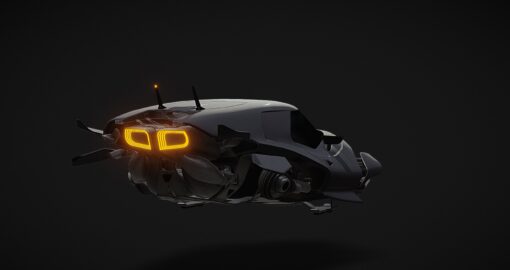 Cyberpunk Hovercar STL