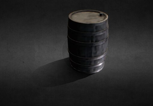 Old Barrel 3D Free Blender