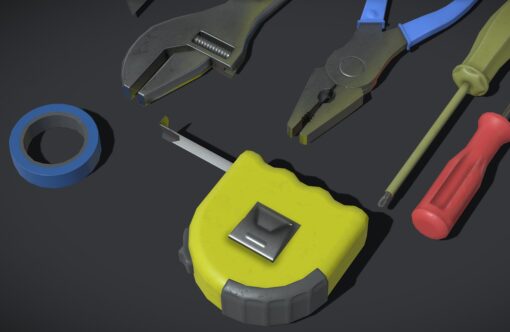 mechanic tools Blender