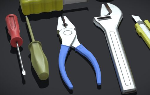 mechanic tools FBX