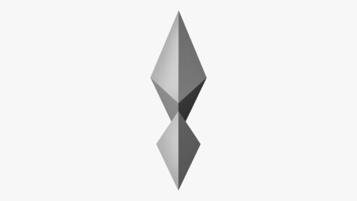 3D Ethereum logo free download